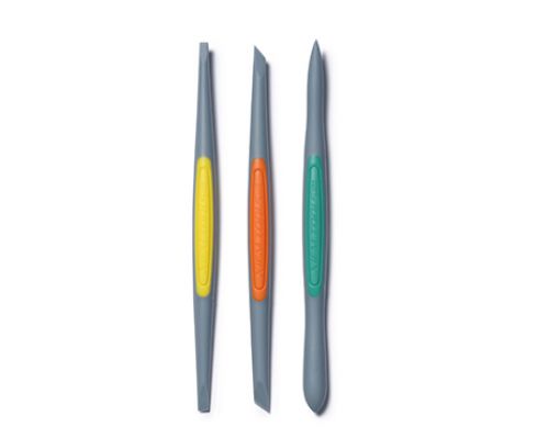 Xiem Clay Finishing Tool - Strong-Firm Silicone Set - Small - 3pcs (CFSS3)